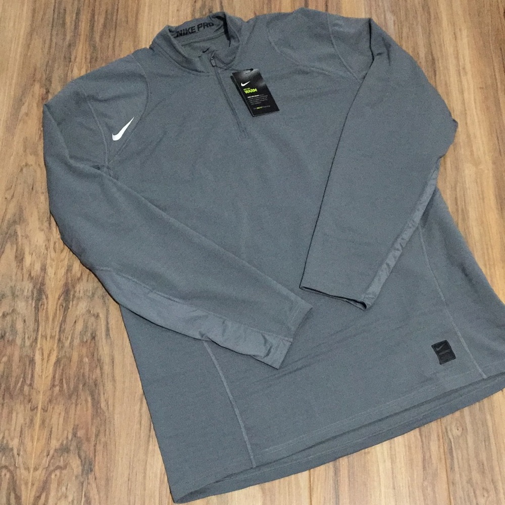 Nike pro warm dri fit half zip long sleeve xxl